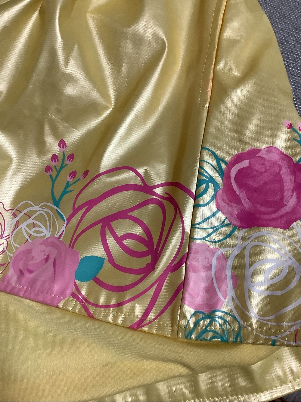 Disney Store Beauty & The Beast Princess Belle Toddler Hooded Jacket Size 4 - Picture 6 of 14